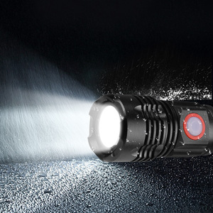 XHP50 ไฟฉายซูมขนาดกะทัดรัดแบบชาร์จไฟได้ LED แบบพกพากลางแจ้งพร้อมคลิปหนีบปากกา ไม่รวมแบตเตอรี่ 18650 - Product Image 4