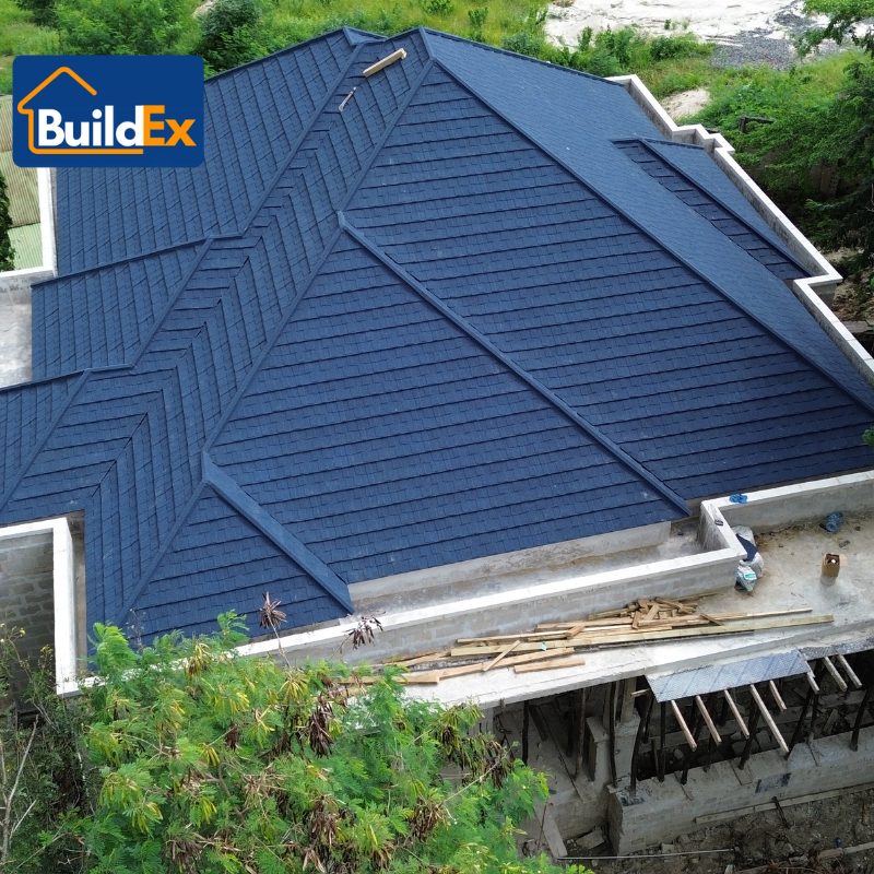 Construction Real Estate Asphalt Roofing Shingles Laminated Waterproof Material for Rooftops Roof Top Tiles