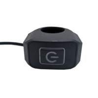 Interrupteur de Phare de Moto Motocross à Bouton Poussoir Électrique LED Coloré, Accessoires Modifiés, Guidon 22mm 7/8''