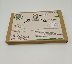 Eco-Friendly 60 / 120Loads Zero Waste <strong>Laundry</strong> <strong>Detergent</strong> Sheets Plant-Based Hypoallergenic No Plastic - Product Image 4