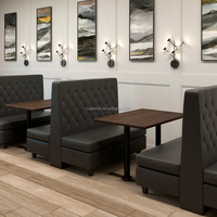 Table et chaise de café rétro personnalisées en usine combinaison de canapé meubles de restaurant occidental simples table et chaise de canapé de loisirs muraux