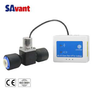 วาล์วปิดอัตโนมัติ Savant AS-413AQ สำหรับตรวจจับการรั่วไหลของน้ำ ขนาดท่อ 3/8 นิ้ว พร้อมระบบแจ้งเตือนการรั่วไหลของน้ำจากโรงงาน - Product Image 1