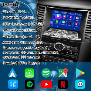 Kits de mise à niveau Lsailt OEM Integration Wireless CarPlay/Android inclus Interface vidéo <span class=keywords><strong>Google</strong></span> <span class=keywords><strong>Map</strong></span> pour Infiniti QX70 FX35 - Product Image 6