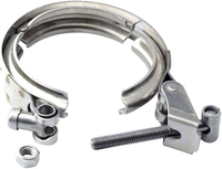 Collier de serrage métrique en acier inoxydable 201/304 avec boulon en T, robuste, pour tuyaux, tailles personnalisées pour l'exploitation minière et l'industrie lourde, OEM