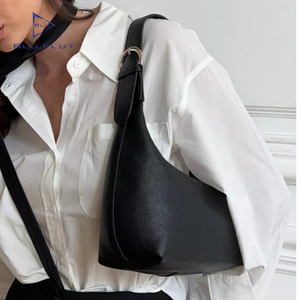 Pure Women <strong>Bag</strong> Custom <strong>Small</strong> Zipper Closure Ladies <strong>Leather</strong> Purse <strong>Leather</strong> Dumpling Handbag Custom Shoulder <strong>Bags</strong> for Women - Product Image 3