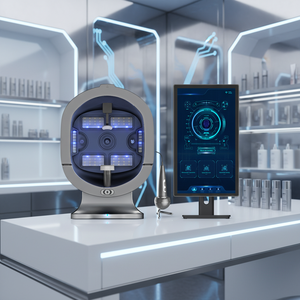 เครื่องวิเคราะห์ผิวหน้าแบบมืออาชีพ พร้อมระบบ AI สำหรับร้านเสริมสวยและการจัดการดูแลผิว - Product Image 1