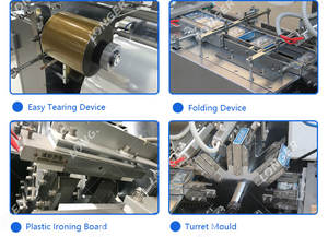 شبه التلقائي الأنسجة المجمع تغليف الصابون صندوق سجائر السيلوفان آلة تغليف - Product Image 5