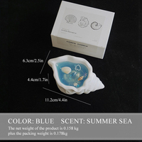 Neues Design Ocean Atmosphere Neuheit Duft kerzen Souvenir Kreative Muschel schalen Jelly Wax Candle