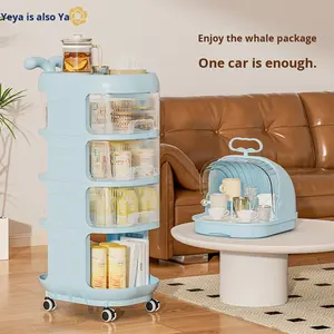 Yeya Baby zubehör Lager regal G-39012 Wal Kinderwagen Boden stehende mehr schicht ige kreative Nachttisch Mobile Snack Rack PP - Product Image 5
