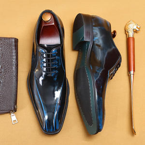Zapatos de cuero brillante para hombre, los más vendidos - zapatos Oxford formales de negocios - Product Image 3