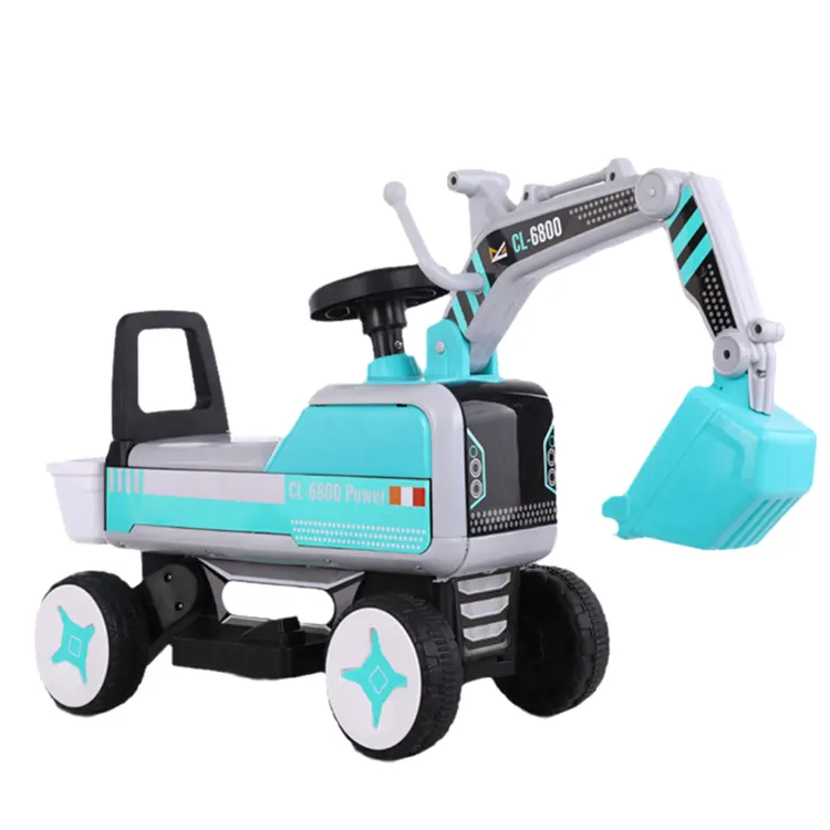 China wholesale hot selling factory selling children's electric cars small excavator yo-yo car children riding cars