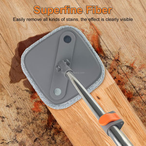 360 lau và xô thiết lập với vắt sạch sẽ và bẩn tách ra hệ thống làm sạch sàn sợi nhỏ Bụi Lau - Product Image 3