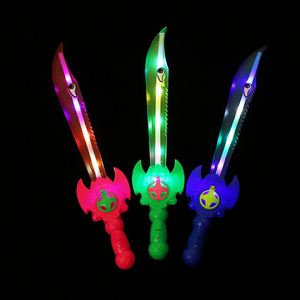 New Glowing Flashlight Shark Knife Shark Sword Plastic Sword New Mini Knife Gravity-Sensing Lights and Sound Effects - Product Image 4