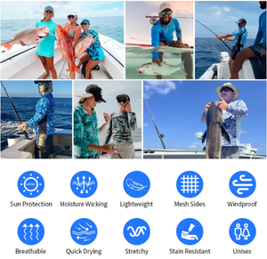 Máscara de Pesca Unissex com Capuz |   100% Poliéster UPF 50+ Proteção Solar Leve Rápido Secagem Roupas de Desempenho Proteção UV Contra Insetos - Product Image 5