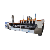 Máquina de grabado de piedra CNC rotativa de seis cabezales JK, venta directa de fábrica, PLC, 3200 mm máx., 5.5 kW, 380 V, 3 años de garantía, fácil de usar