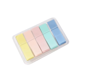 แท็บโน้ตแบบติดได้ Hengxin China Page Markers, แท็บอินเด็กซ์สีสันสดใส, กระดาษโน้ตแบบติดได้เรืองแสง - Product Image 3