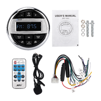 Fabricant OEM ODM, lecteur audio marin étanche à bas prix, DC12V BT USB FM système stéréo musical FM/AM MP3 pour bateau, croisière
