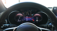 HXHY LCD Kluster Instrumen Digital Mobil CockPit Layar Android 13 untuk Benz GLC/C Class W205 X205 2015-2020 Speedometer Dashboard
