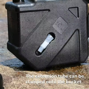Seau de camping extérieur en PE de 10 litres avec robinet pour les voyages en voiture et le stockage d'eau domestique, seau d'eau potable pure - Product Image 3