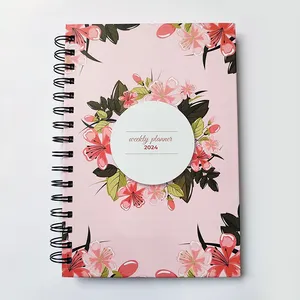 2024 Weekly Planner Custom Printing Journal Monthly Planner With Tabs