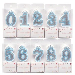 Craft Verjaardag Nummer Kaars Party Cake Kaars 0-9 Nummer - Product Image 3
