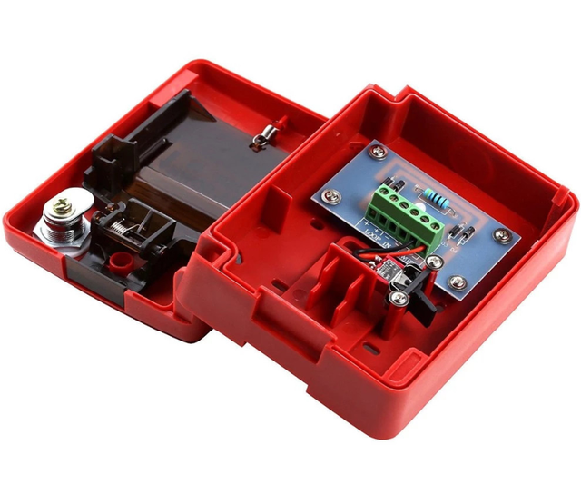 Conventional Manual Call Point for Fire Alarm System for Reporting Fire or Emergency Condition by Pull Down the Plate.