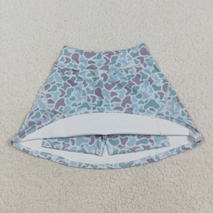 Faldas Deportivas de Yoga para Niñas RTS Sisters Wear, Estampado de Camuflaje, Faldas de Yoga para Verano - Product Image 3