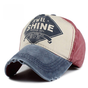 Cappellini da Baseball Oversize Strappati Unisex, Cappello Merchandise, Gorras Personalizzabili Verdi <span class=keywords><strong>con</strong></span> Tessuto Oxford Dobby - Product Image 1