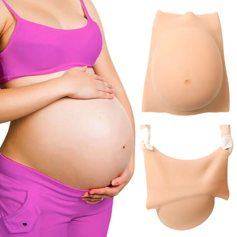 Faux ventre enceinte 6-9 mois Silicone maternité ventre réaliste grande taille prothèse pour les femmes africaines Performance Cosplay