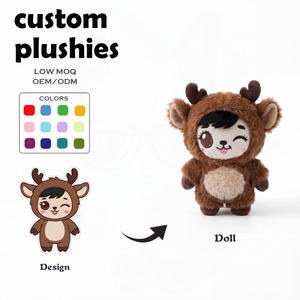 Fabricante de Juguetes de Peluche Personalizados, MOQ Bajo, Disfraz de Ciervo Altamente Realista, Muñeco de Elefante de Seda Tailandesa, Muñecos Labbubu, Mascota Personalizada - Product Image 1