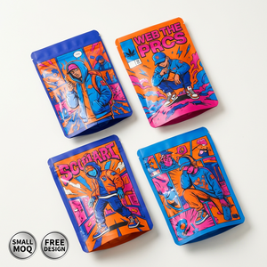 Bolsa de Mylar con Cierre Hermético a Prueba de Niños, Grado Alimenticio, MOQ 500 Piezas, con Cierre CR, Logotipo Personalizado, Embalaje al por Mayor OEM - Product Image 1