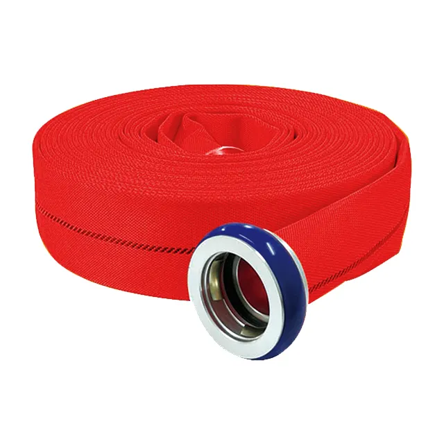 UL Listed Fire Fighting Pipes Fire Protection System Canvas Covered Fire Hose