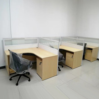 Modern Cubicle Office Desk Manufacturers Call Center Workstation Modern Design Workstation With Glass Partition