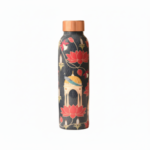 New Trending Metal Copper <b>Bottle</b> Classic Style Ayurvedic health features Customized Sizes Shape - Product Image 1