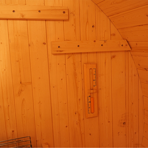 Disfrute de la Relajación con Calidad de Spa <span class=keywords><strong>en</strong></span> <span class=keywords><strong>Casa</strong></span>: Cabina de <span class=keywords><strong>Sauna</strong></span> Seca de Cedro para 4 Personas con Infrarrojos y Ducha para Exteriores - Product Image 6