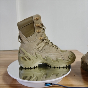 TSB08 Brown Green CP Customized Outdoor Brown <b>Boots</b> Ankle <b>Boots</b> 7 - 8 Inches Middle Top 8-9 Inches High Top <b>Hiking</b> <b>Boots</b> - Product Image 3