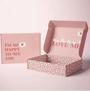 Custom Self Sealing Biodegradable Heavy-Duty Corrugated <b>Cardboard</b> Mailer <b>Box</b> Tear Strip Eco Recyclable E-commerce Clothing - Product Image 4