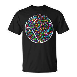 Camiseta de baloncesto con lunares coloridos, diseño del Día Internacional del Punto - Product Image 1