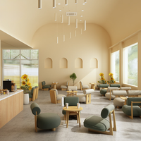 Chaises de salle à manger modernes en tissu, style minimaliste, mobilier de restaurant, table en bois avec chaise pour café, salon de thé, salon de thé à la crème