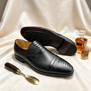 Mocasines de Cuero con Patrón de Cocodrilo de Lujo para Hombre, Mocasines con Textura Exótica, Elegantes Zapatos Formales Sin Cordones para Caballero 2026 - Product Image 2