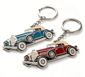 Porte-clés en alliage de zinc émaillé souple, formes personnalisées, pour thèmes sportifs et mode, cadeaux promotionnels pour la Fête Nationale et Noël, vente en gros - Product Image 5