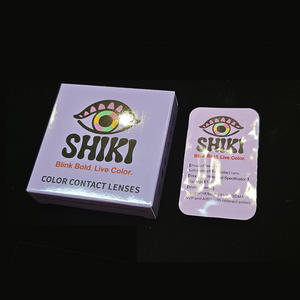OEM ODM Fabrika Özel Renkli Kontakt <span class=keywords><strong>Lens</strong></span> Özel Etiketli Kontakt Lensler Hediye Kutusu Ambalajı Özel Etiket Logosu Toptan Satış - Product Image 3