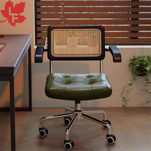 Sillas Modernas de Alta Calidad con Tapicería Verde, Sillas Acolchadas con Soporte Lumbar Profundo, <span class=keywords><strong>Silla</strong></span> <span class=keywords><strong>Cesca</strong></span> de Mimbre de Marcel Breuer - Product Image 2