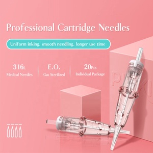 Wholesale POPU Pinki RS Round Shader Scalp Micropigmentation PMU Tattoo <strong>Needles</strong> Cartridge <strong>Needle</strong> - Product Image 2