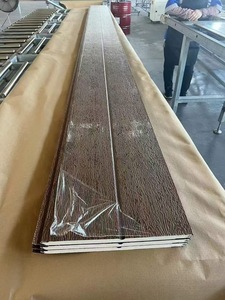 แผ่นผนังตกแต่ง<span class=keywords><strong>ลายไม้</strong></span>โลหะขนาด 16 มม. แผ่นแซนวิช PU สำหรับสร้างบ้านได้อย่างรวดเร็ว - Product Image 3