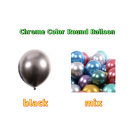 Ballons ronds et en forme de cœur de couleur chrome certifiés EN71-12 faibles en nitrosamines pour Noël et la remise des diplômes, écologiques, pour le marché européen