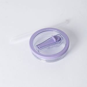 Custom 20oz Double Wall Vacuum Insulated Stainless Steel Cup <b>with</b> Handle and <b>Straw</b> Portable Leakproof Travel Coffee Mug - Product Image 3