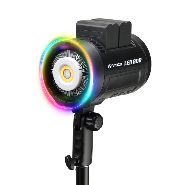 RGB Cob Bi-Color Spotlight  Video Light for Photography YouTube Studio Light with Bowens Mount