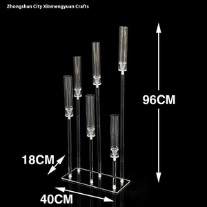 <span class=keywords><strong>D</strong></span>écorations florales <span class=keywords><strong>de</strong></span> table en acrylique transparent à 6 têtes, ornements imperméables pour le Nouvel An, les anniversaires, les mariages, les hôtels, les magasins - Product Image 6