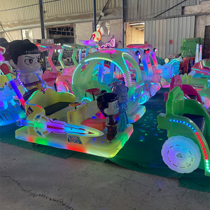 Voiture tamponneuse lumineuse à batterie pour enfants, avec réglage intelligent de la vitesse et fonctionnement stable, pour les <span class=keywords><strong>loisirs</strong></span> et divertissements des villages de <span class=keywords><strong>vacances</strong></span> - Product Image 4